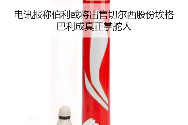 电讯报称伯利或将出售切尔西股份埃格巴利成真正掌舵人